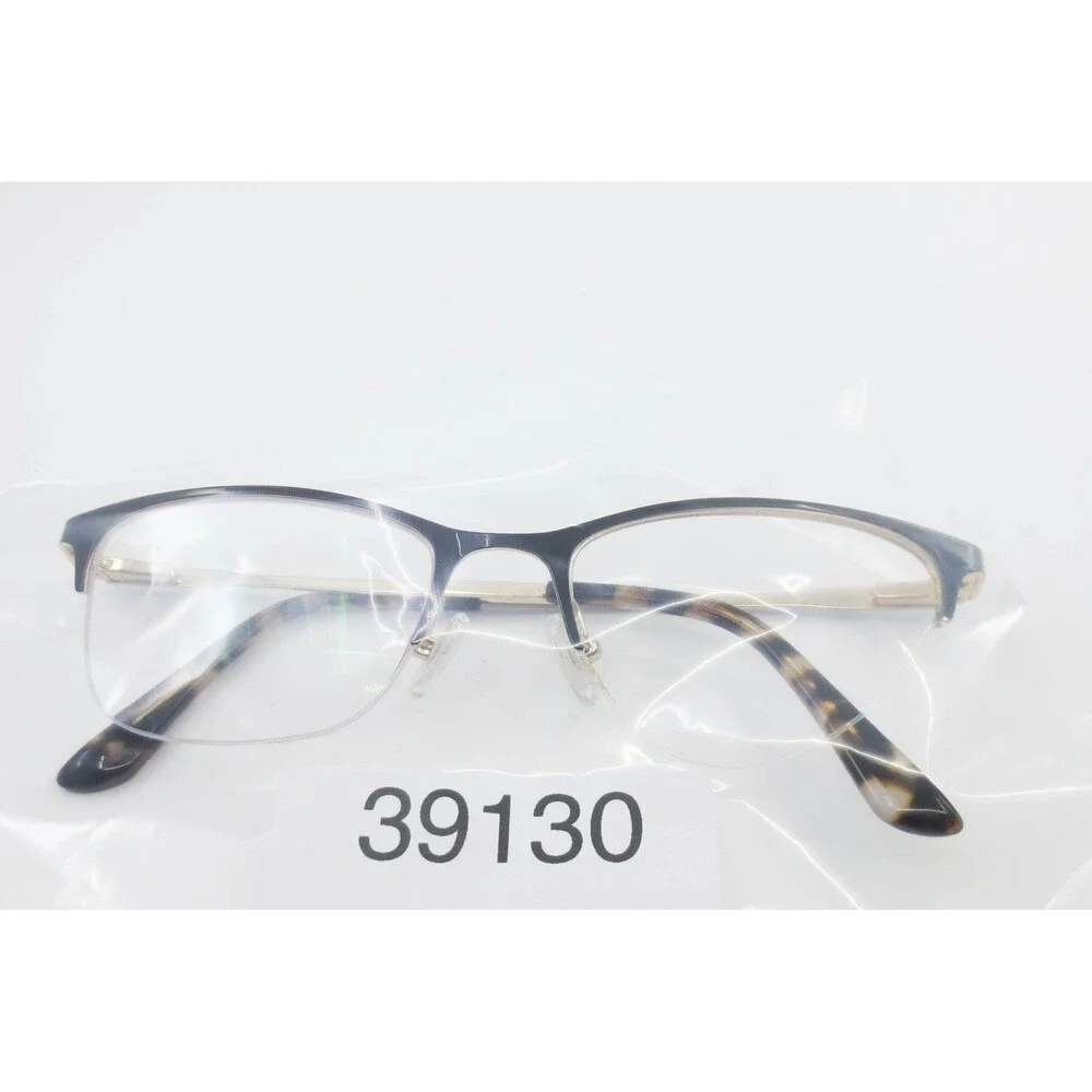 Karen Kane Spearmint Eyeglasses Black Gold Semi Rimless Cat Eye Frames 51-18-140